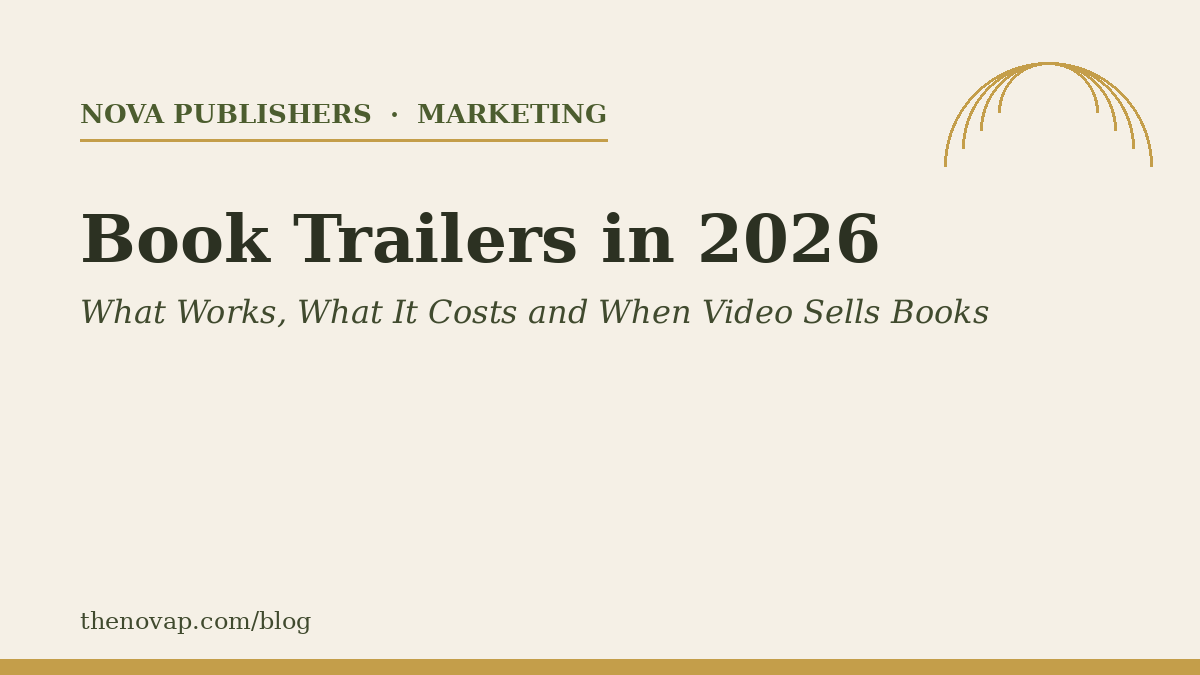 Book Trailers in 2026: What Works, What It Costs and When Video Sells Books